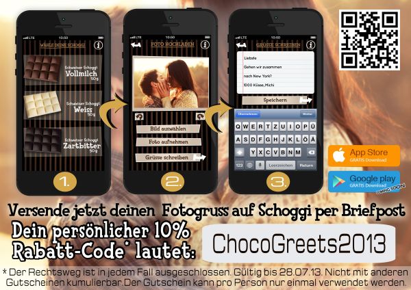 Flyer f. Blogs, Liebe m. Code